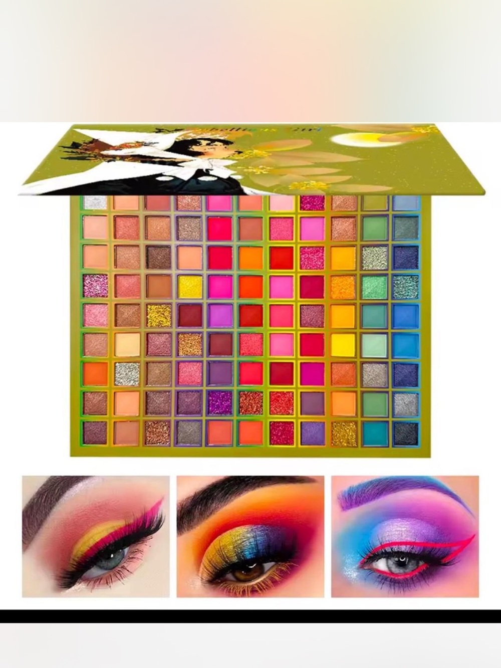 Vibrant 120-Color Eyeshadow Palette - Multi-Color